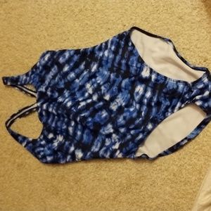 Blue Tie die Speedo Swimsuit